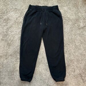 Men’s Abercrombie Relaxed Black Joggers